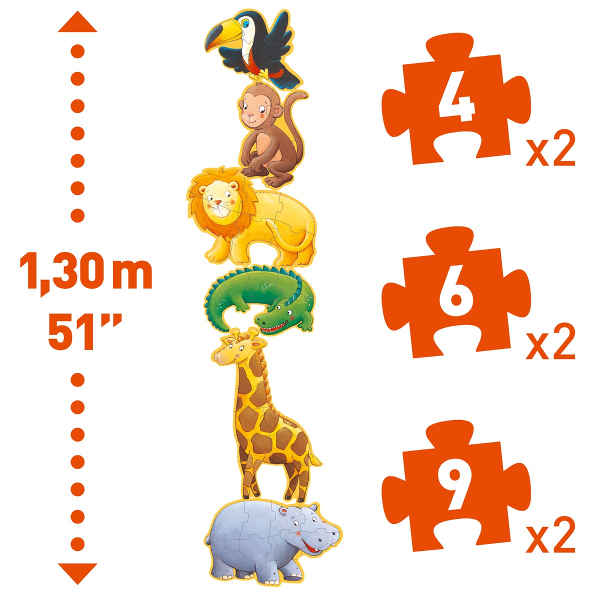 Pusle gigant Marmoset og venner