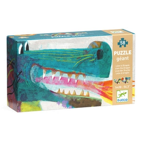 Puslespil gigant 58 brikker - 'Dragen Leon'