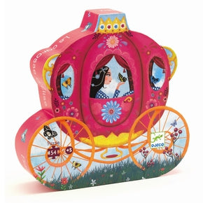 Pusle silhuetformet æske 54 brikker - 'Karet'