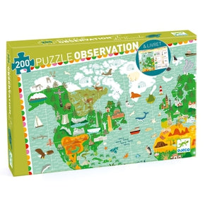 Observationspuslespil 200 brikker - 'Verdens monumenter'