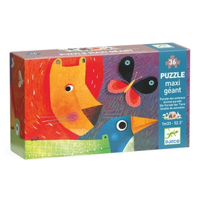 Pusle gigant 36 brikker - 'Dyreparade'