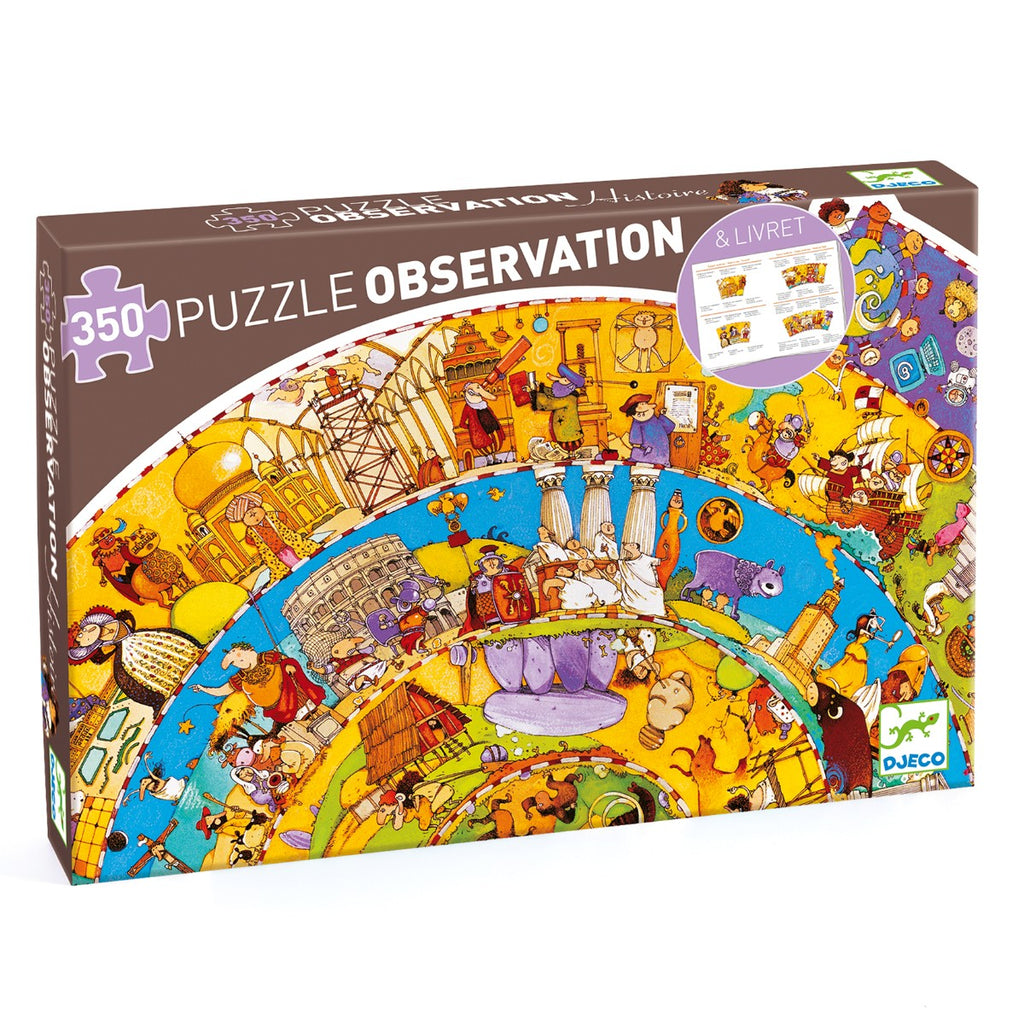 Observationspuslespil 350 brikker - 'Historiens gang'