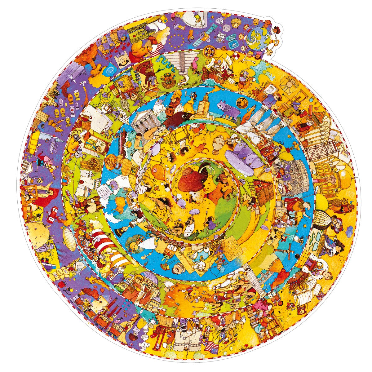 Observationspuslespil 350 brikker - 'Historiens gang'