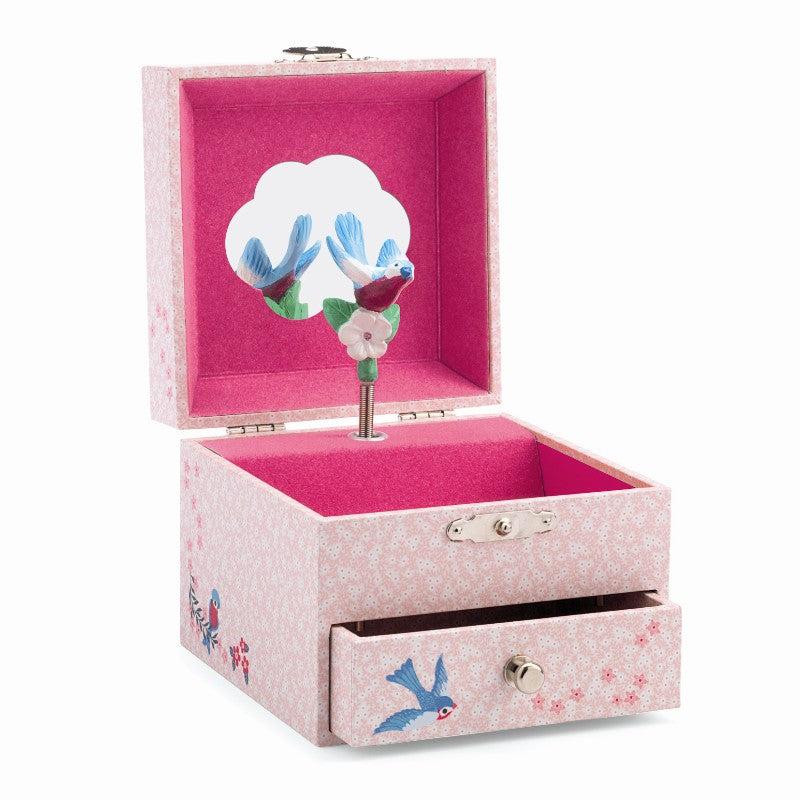 Smykkeskrin med fugl