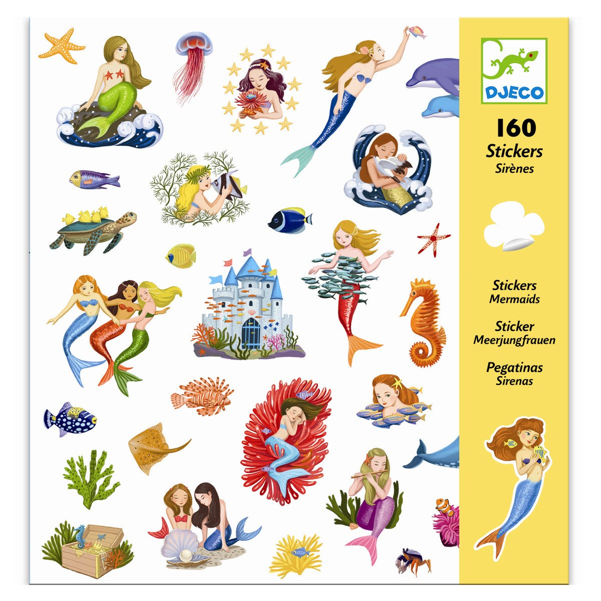 Klistermærkepakke - Havfruer