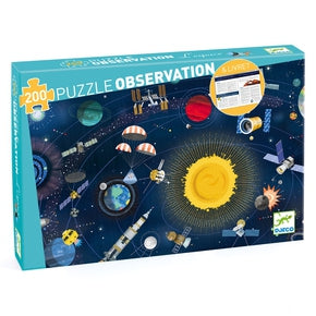 Observationspuslepil 200 brikker - 'Rummet'