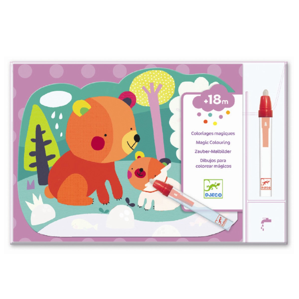 Farvelæg med vand - 'gemt i skoven'