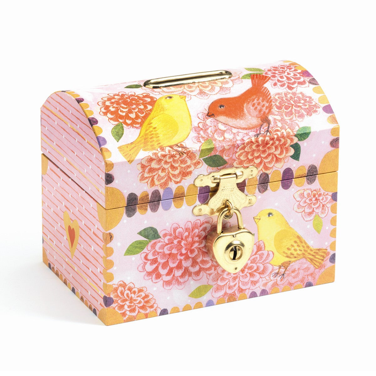 Sparekiste med fuglemotiv