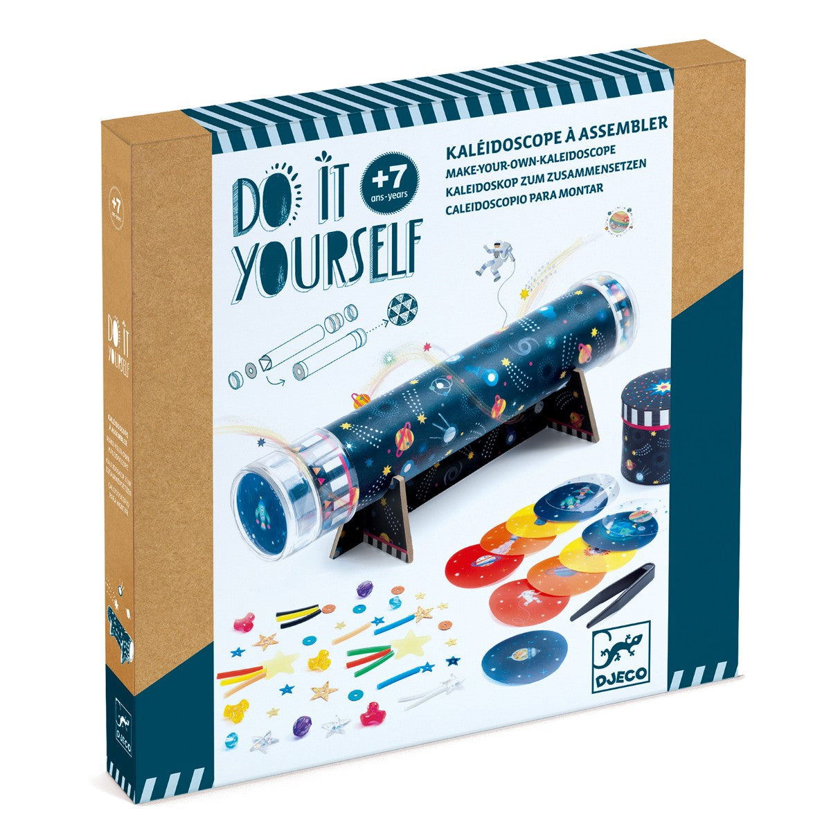 DIY - kaleidoskop med rumtema