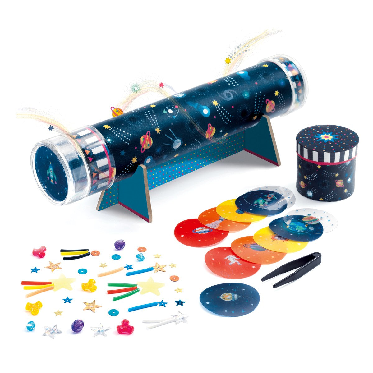 DIY - kaleidoskop med rumtema