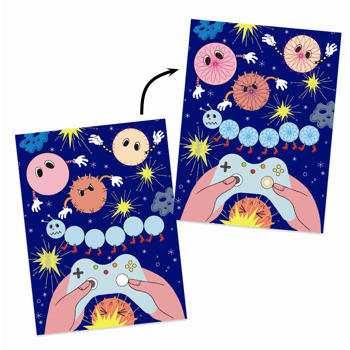 Kreaæske med spiraler - 'Rummet'