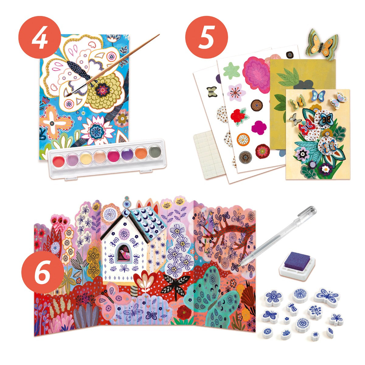 Kreativ aktivitetspakke - blomster