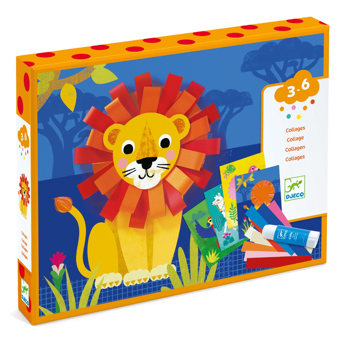 Dyrebilleder med papirløkker