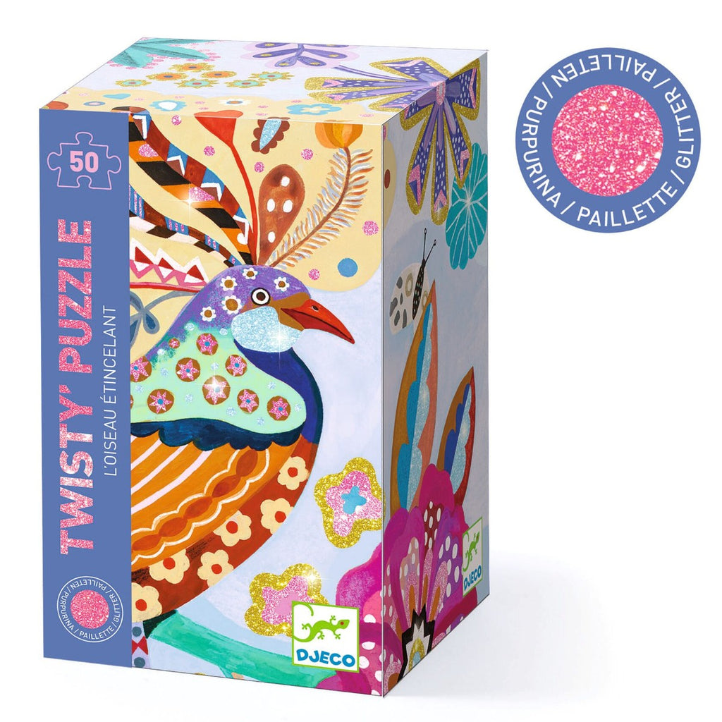 Puslespil wizzy glimmerfugl 50 brikker