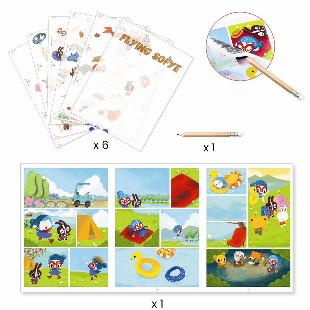 Overføringsbilleder - 'Flying Sofye'