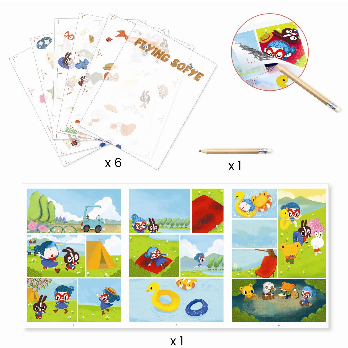 Overføringsbilleder - 'Flying Sofye'