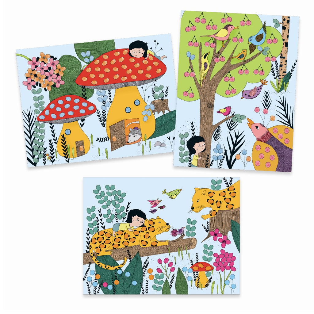 Fingermaling junglebilleder