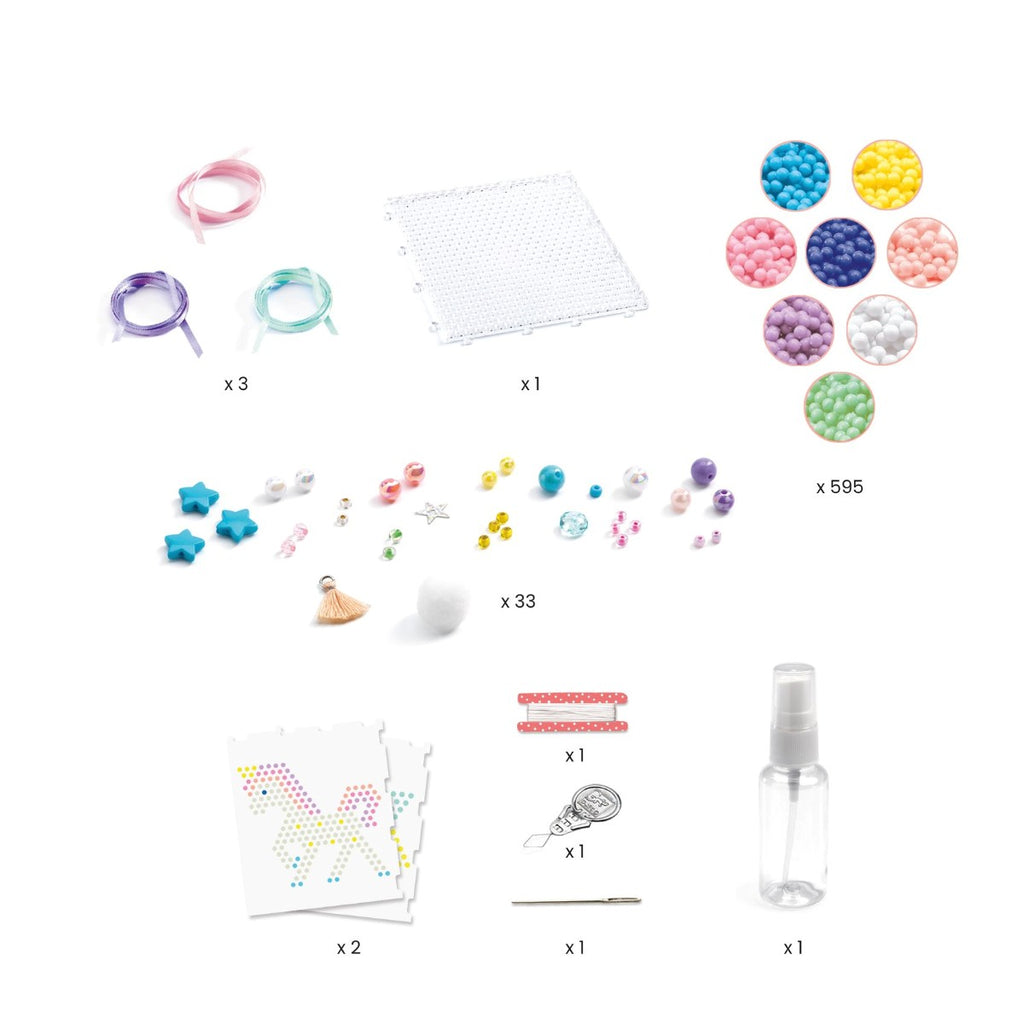 Artistic aqua vandperler - Regnbue