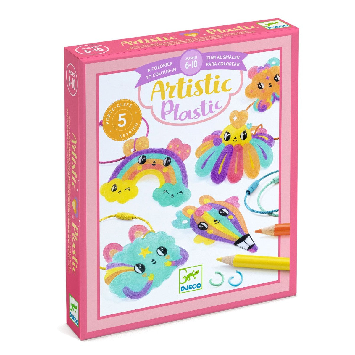 Artistic plastic krympeplast - Nøgleringe