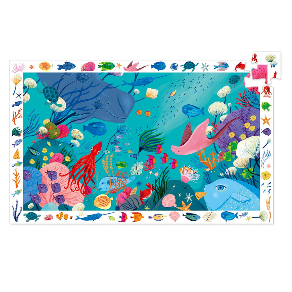 Observationspuslespil 54 brikker - 'Under havet'