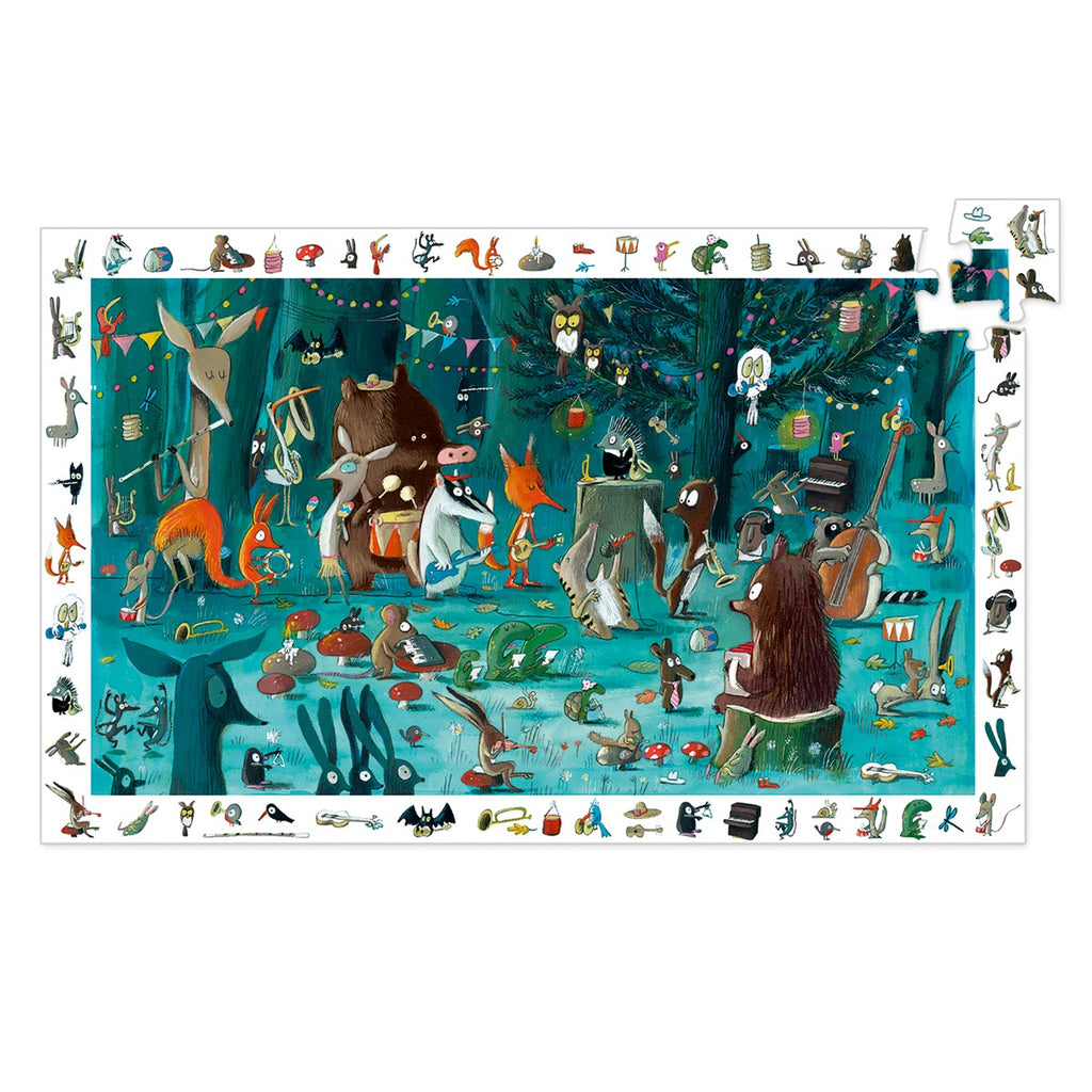 Observationspuslespil 35 brikker - 'Orkestret'