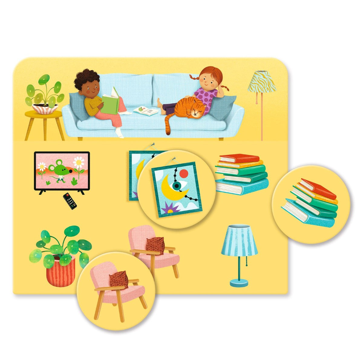 Billedlotteri med hustema