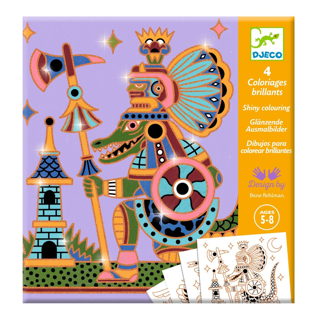 Farvelægning af dyrekrigere