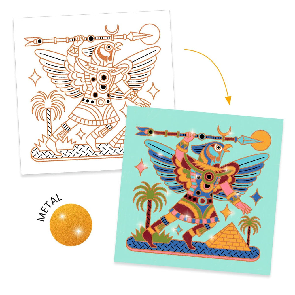 Farvelægning af dyrekrigere