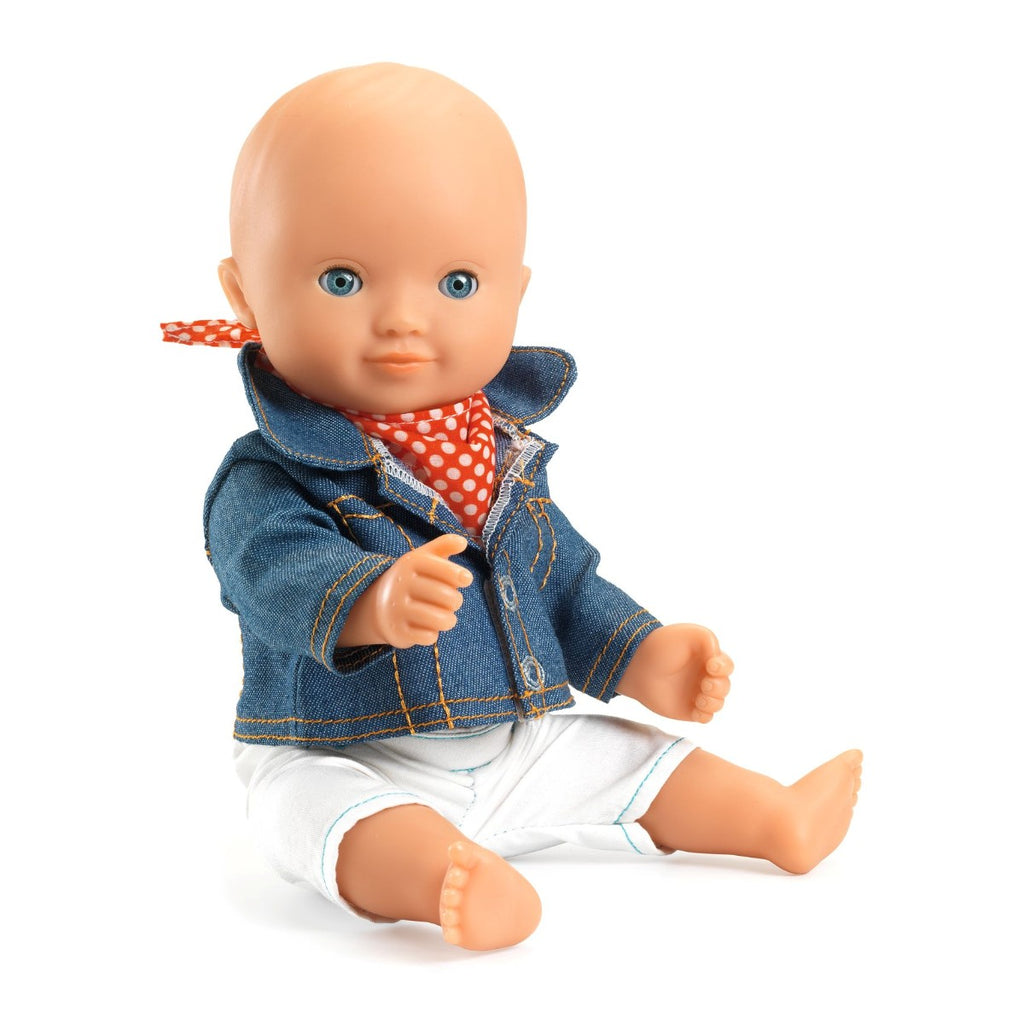 Dukketøj: Jakke med tørklæde