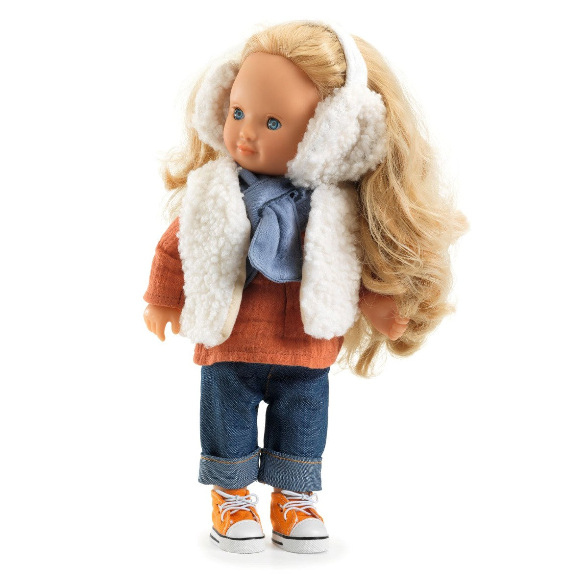 Dukketøj: Vest og ørevarmere