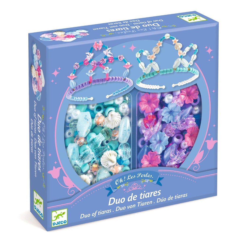 Perleæske blå diademer