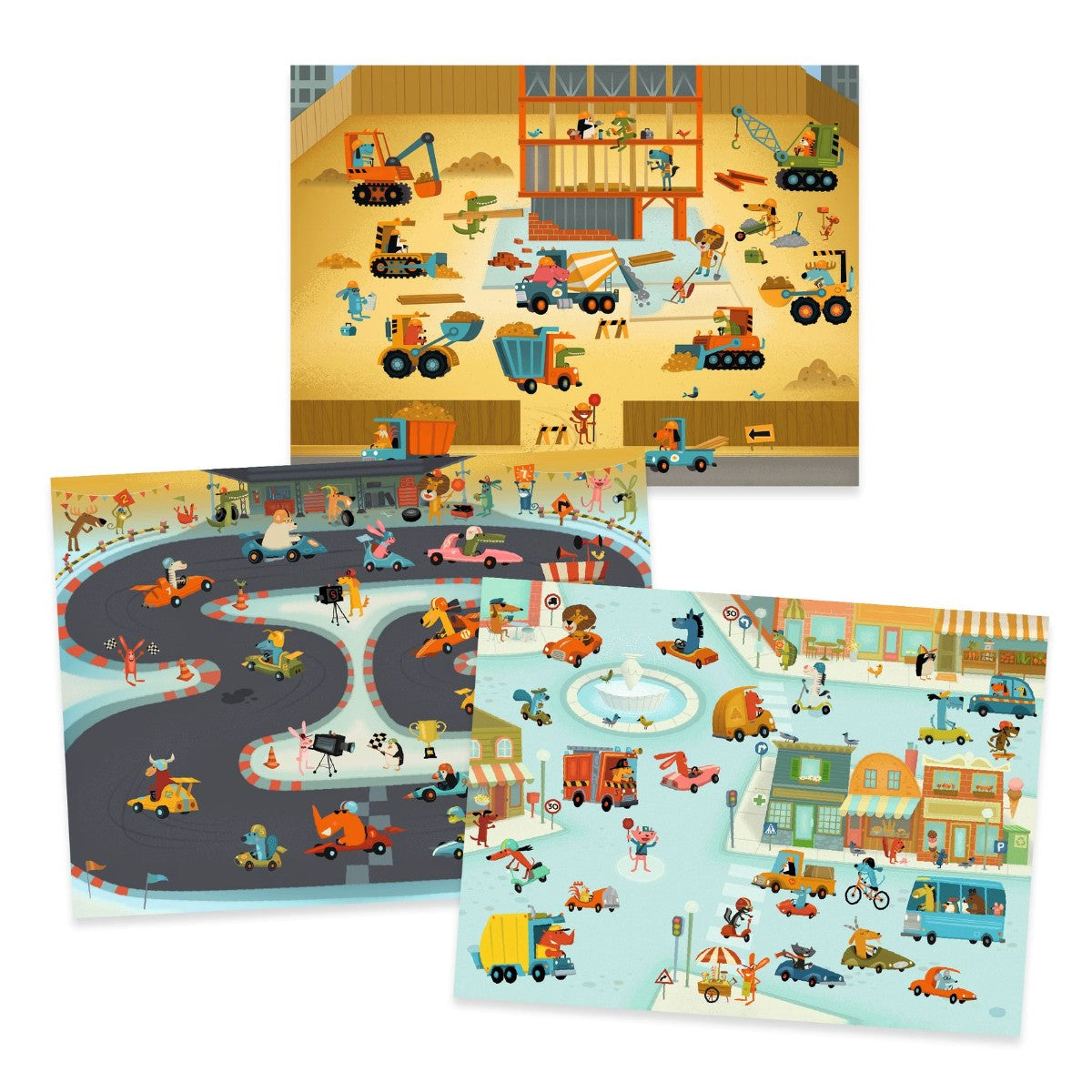 Kreakort med 100 klistermærker - Køretøjer