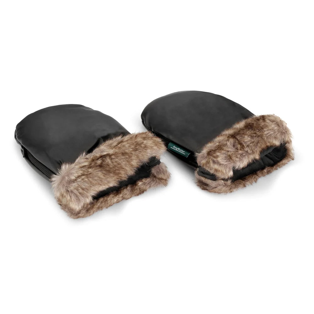 Østerbro barnevognshandsker - black fur