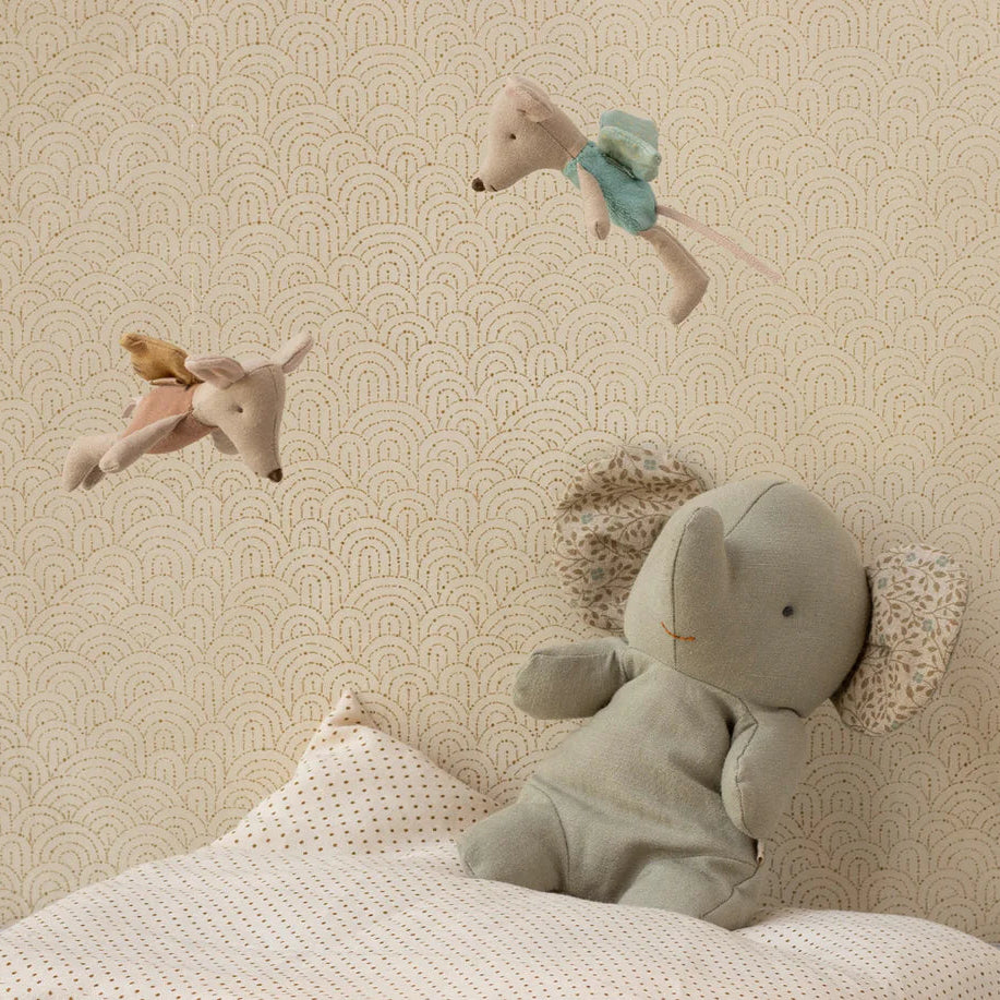 Bamse elefant grå lille