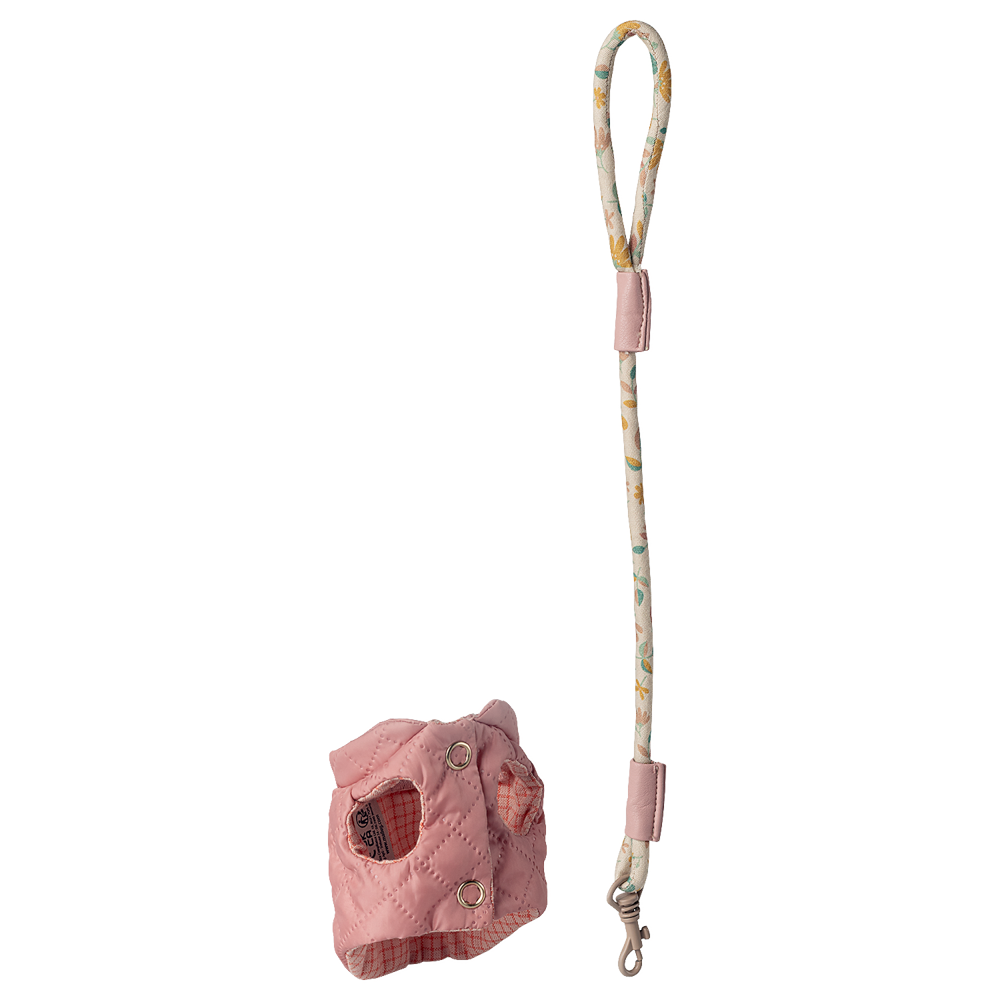 Hvalpetilbehør: Halsbånd og snor - Rosa