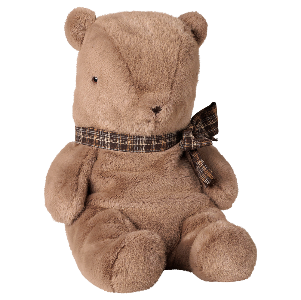 Teddy bear plush stor - mørk mushroom