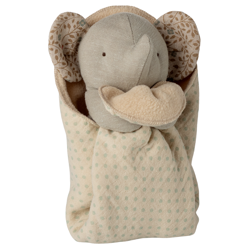 Lullaby friends nusseklud mini elefant grå