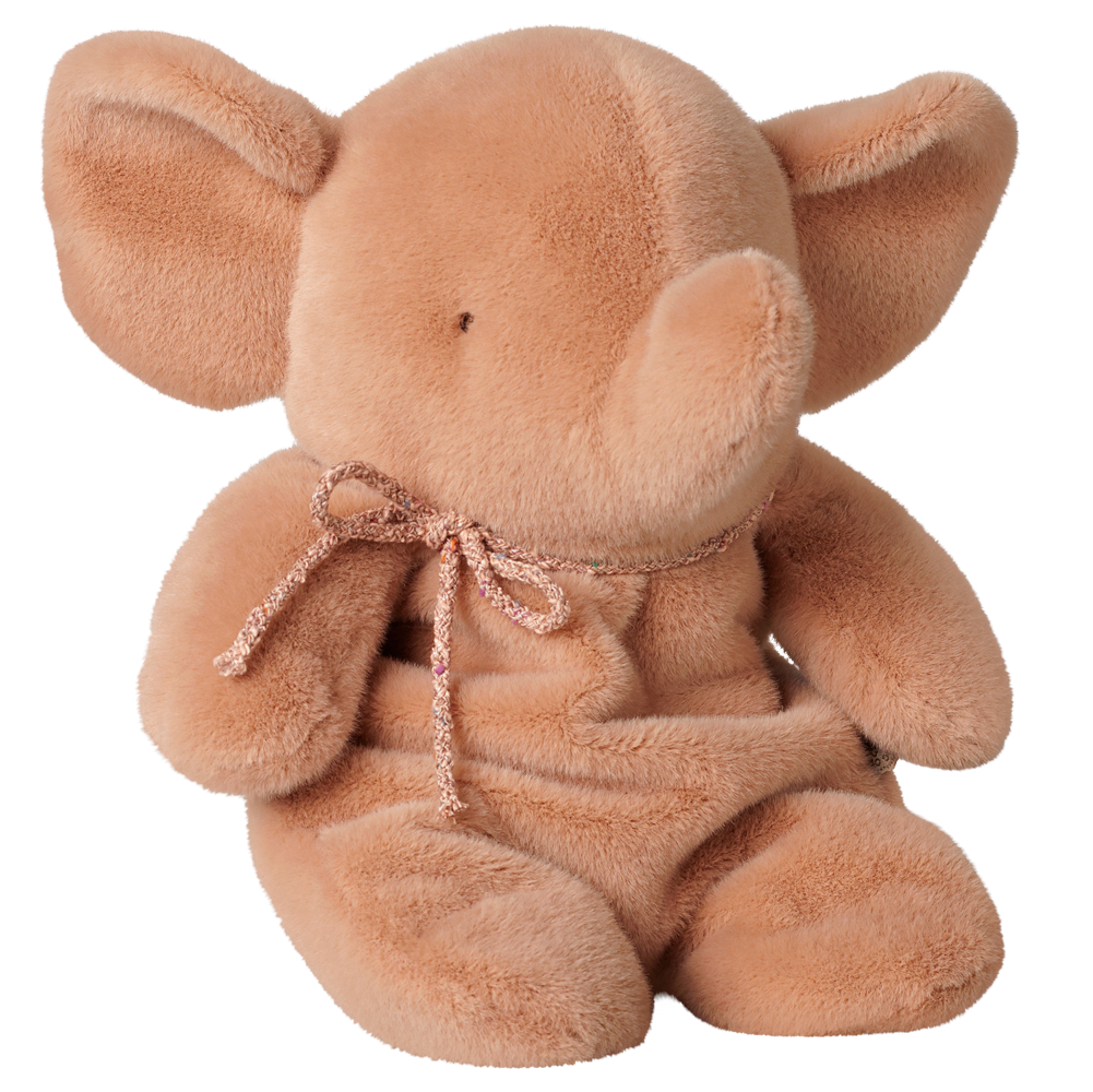 Plyselefant rosa - medium