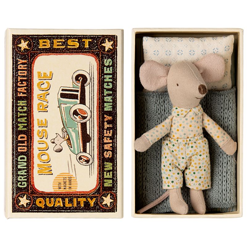 Lillebrormus i æske