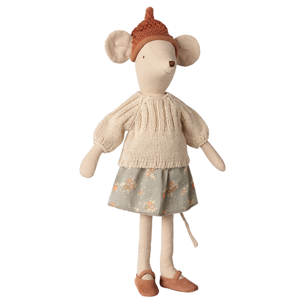 Mus medium - Nederdel og sweater