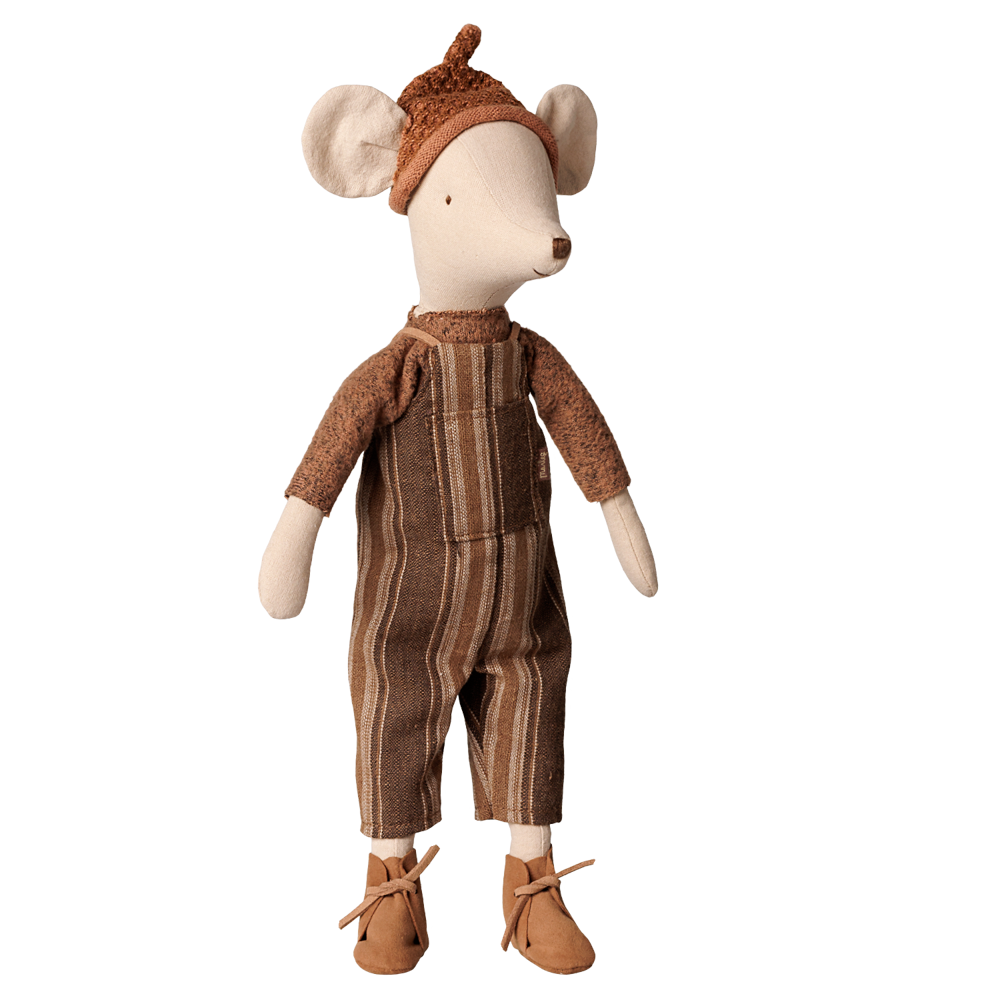 Mus, Medium - Overalls og sweater