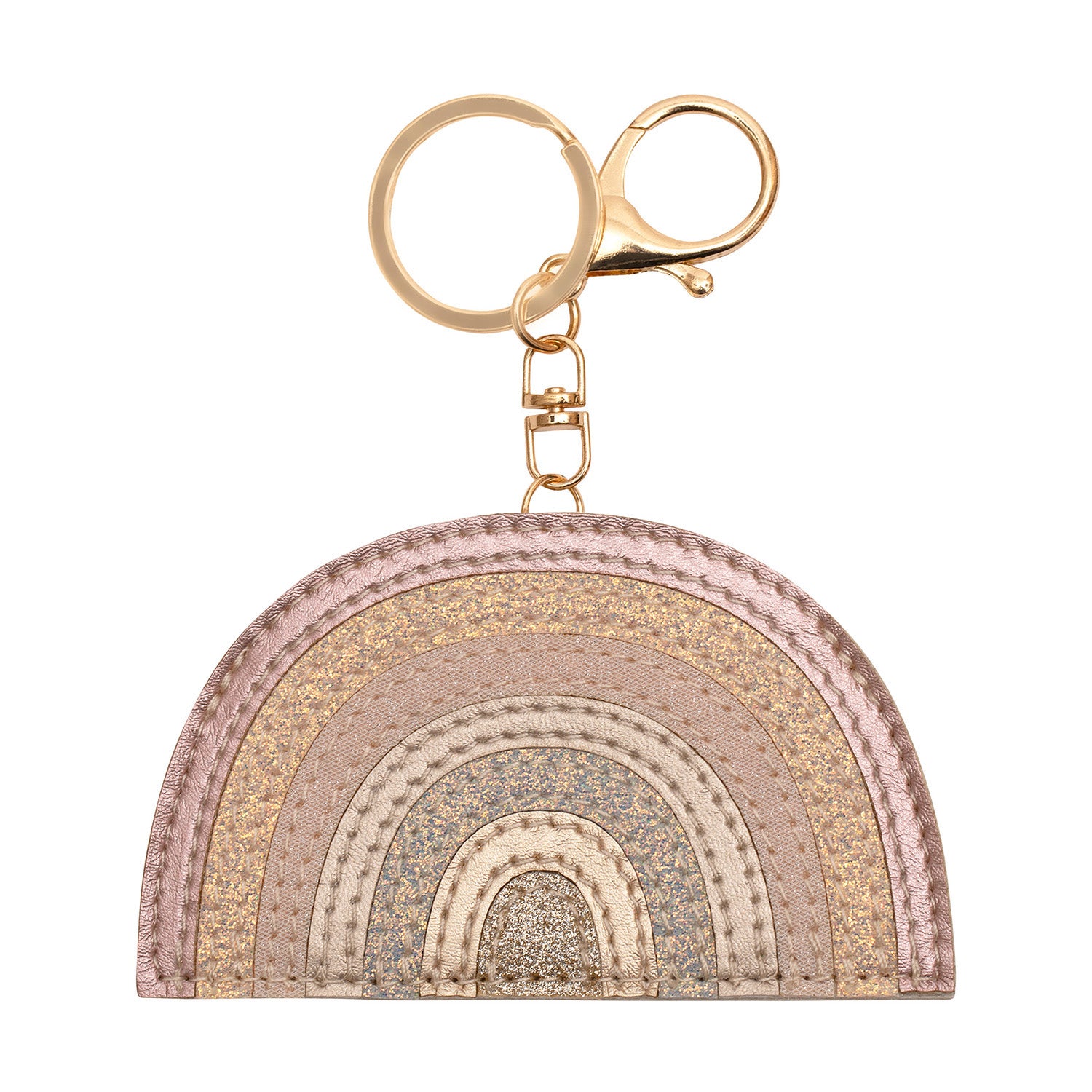 Nøglering - Pink regnbue