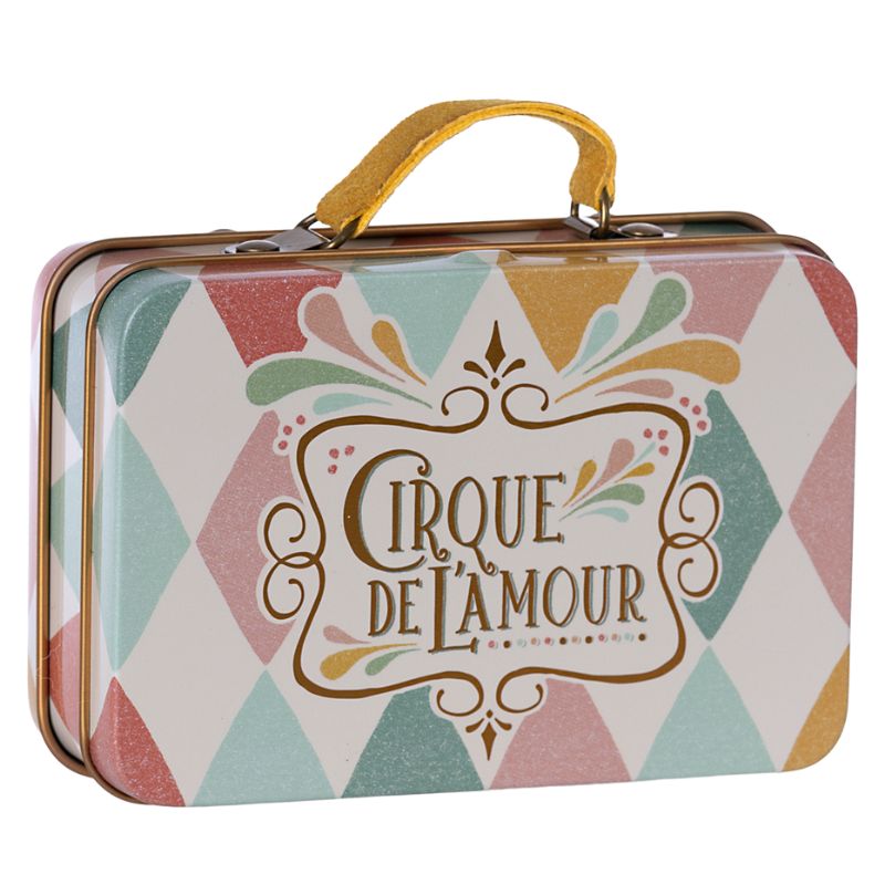 Kuffert med harlequinprint