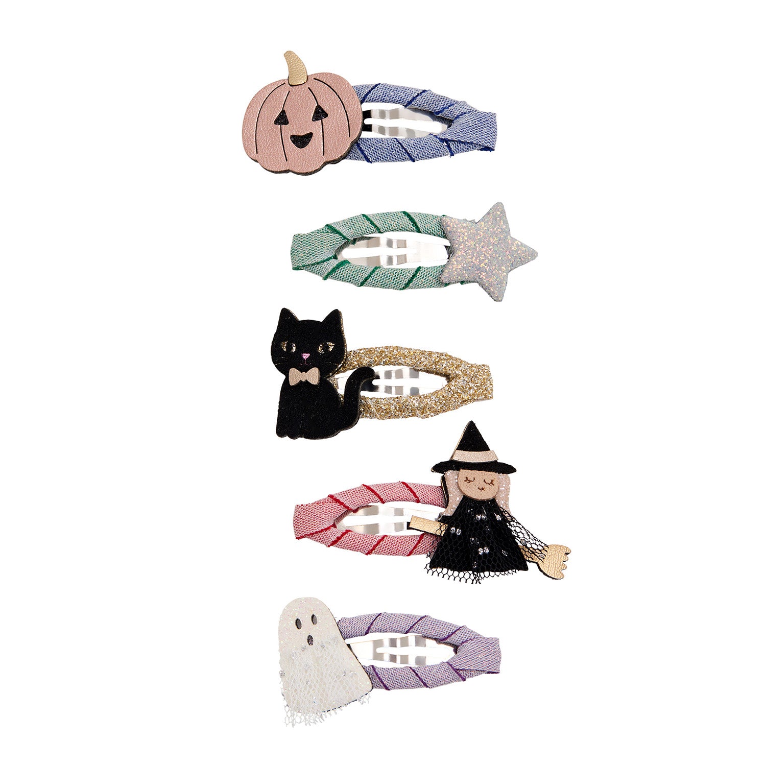 5 hårspænder - mini halloween