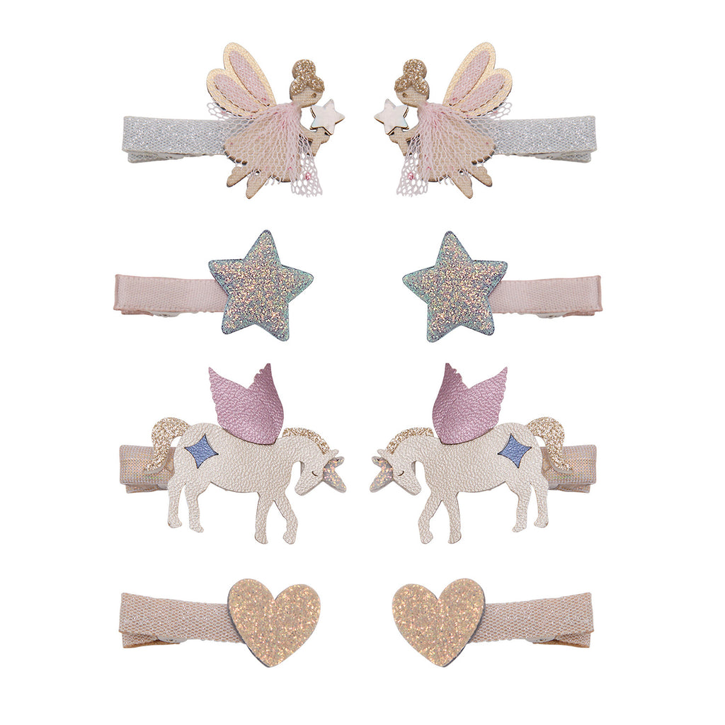 8 hårclips - dreamy fairy