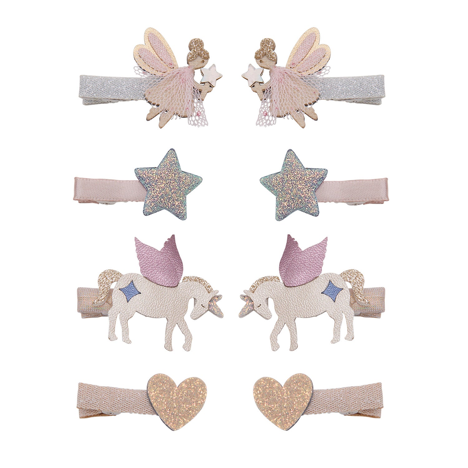 8 hårclips - dreamy fairy
