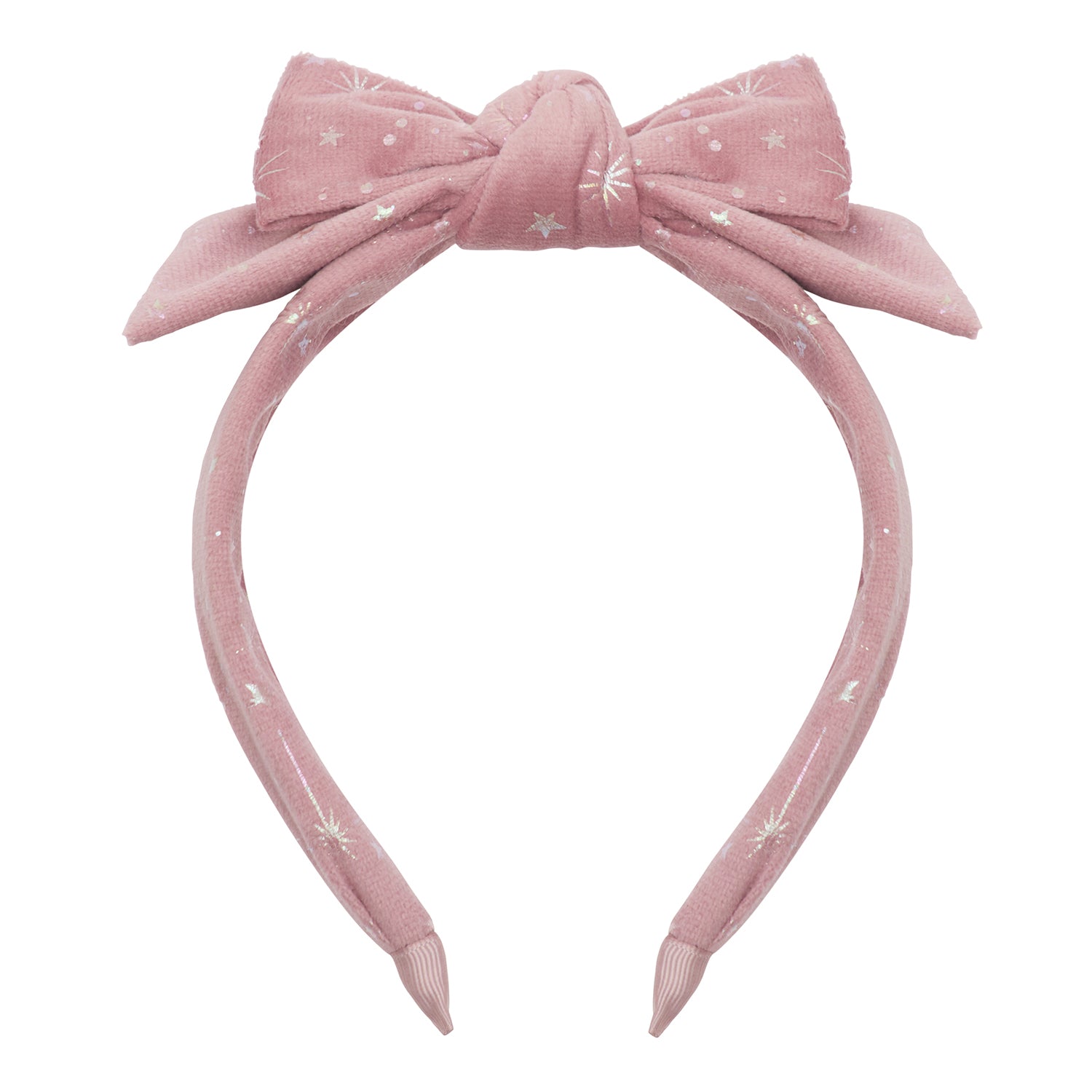 Hårbøjle - velvet starry Edie bow
