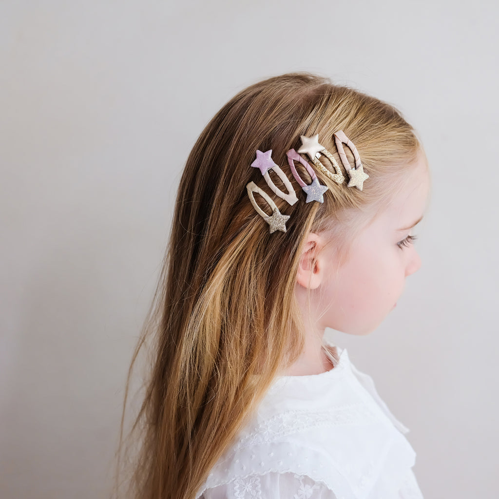 5 hårspænder - mini stellina