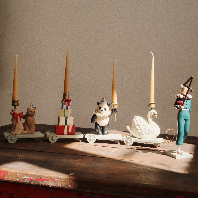 Fødselsdagstog - clown coeur