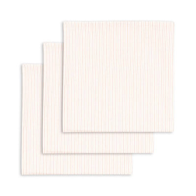 3-pak stofbleer - Stripe petit rose